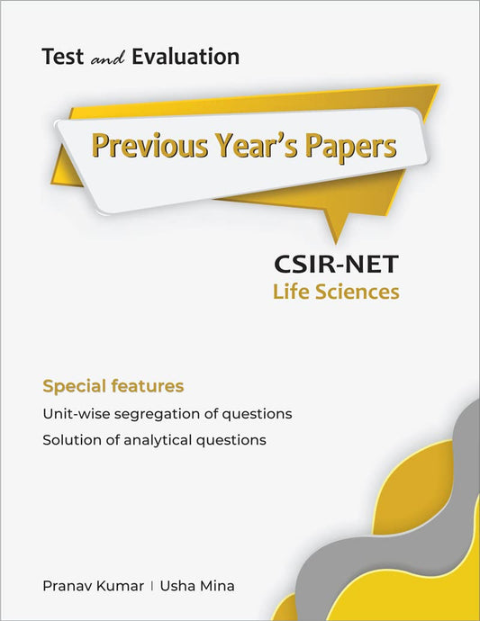 Test & Evaluation: Life Sciences / Biotechnology by Kumar Pranav & Mina Usha book cover