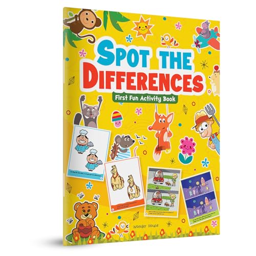 Spot The Difference | First Fun Activity Book For Kids | Boost Focus & Observation Skills | Ages 4–7 | Engaging Puzzle Fun