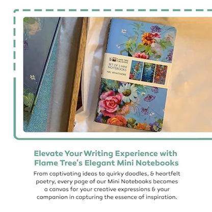 Flame Tree Gift Vincent Van Gogh Set Of 3 Mini Notebooks (Mini Notebook Collections), 64 Pages