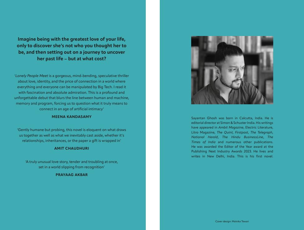 Lonely People Meet: A Genre-Bending Speculative Thriller | Contemporary Indian Literary Fiction Novel | Sayantan Ghosh