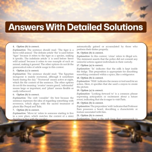 Oswaal AFCAT 16 Years’ Chapter-wise & Topic-wise Solved Papers | Flying, Technical & Ground Duty Branches |PYQs (2011–2026) with Latest Solved Paper |For 2027 Exam |With Oswaal AI
