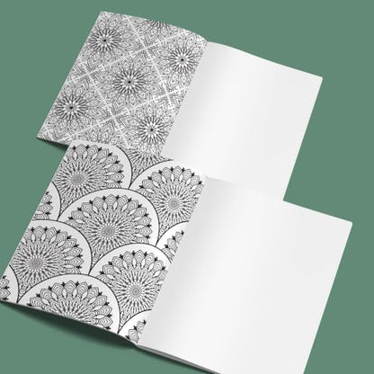 Adult Colouring Book - Mandala Colour Therapy - Colouring Activity Books for Adults - Creative Colouring Book to Reduce Stress