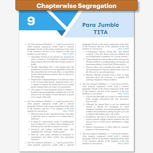 PW CAT 9 Years Chapterwise & Topicwise Previous Years Solved Questions (2025-2017) and 5 Mock Papers (CBT Mode) with Detailed Explanations | Included Mind Maps & Trend Analysis