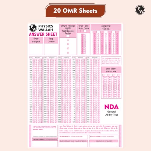 PW UPSC NDA/NA National Defence Academy Naval Academy 10 Previous Year Solved Papers 2019-2025 & 10 Mock Tests with 20 OMR Sheets For NDA Exams 2025-2026 [Paperback] PW