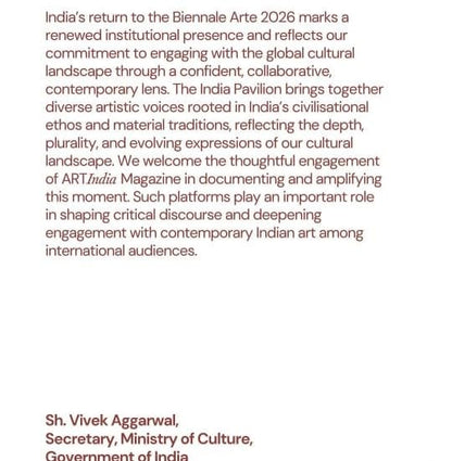 Art India Magazine - May - August 2026 - A Space Like Home