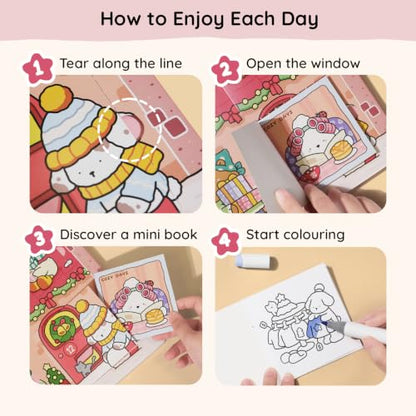 Coco Wyo: Cozy Countdown - An Advent Colouring Book Bundle