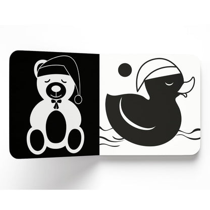 Baby’s First High-Contrast Books – Box Set of 5: Black and White Board Books for Newborns | Includes 123, Toys, Animals, Shapes & Bedtime | Visual Stimulation for Infant Brain Development | Ages 0–12 Months