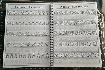 Basic Pichwai Art Course for Beginners | Step-by-Step Learning with Coloring Practice | A4 Size | Premium 200 GSM Paper