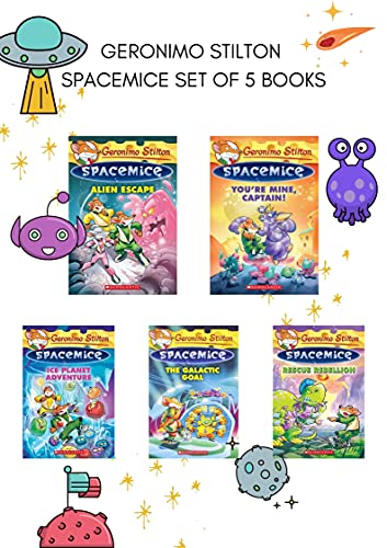 Geronimo Stilton Spacemice (Set of 5 Books) book cover