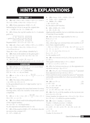 MTG Mathematics (IMO) Olympiad Prep Guide Class 8 | Detailed Theory, Exercise with Self Test For Practice | SOF Olympiad Books For Exam 2026-27 (Useful For Level-1 & 2)
