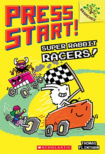 PRESS START! #03: SUPER RABBIT RACERS! (A BRANCHES BOOK) book cover