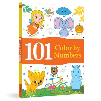 101 Color by Numbers: Fun Activity Book for Children | Learn Number Recognition & Color Matching | Ages 4–7 | Hours of Creative Learning Fun