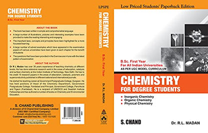 Chemistry for Degree Students B.Sc. First Year (LPSPE)