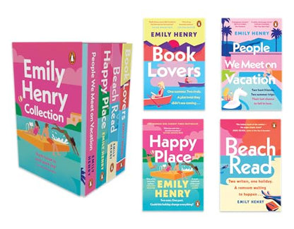 Emily Henry Book Boxset: Beach Read, People We Meet on Vacation, Book Lovers & Funny Story | Contemporary Romance, Friends to Lovers & Slow-Burn Love Stories