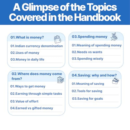 Personal Finance Handbook for Grade 1 to 2: Easy Finance Book for Kids Early Financial Literacy and Basic Money Management Skills for Young Learners