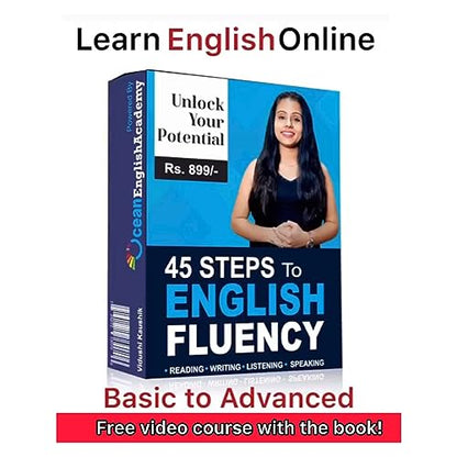 English Warrior – 90-Day English Speaking Course | Master Fluent English in Just 90 Days | Practical Spoken English Book with Free Video Course | By Vidushi Kaushik, Ocean English Academy