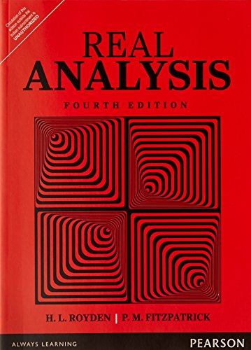 REAL ANALYSIS, 4TH EDN