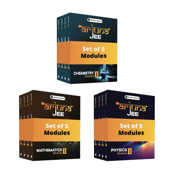 Physics Wallah PW Arjuna for JEE Main & Advanced Class 11 Physics, Chemistry and Mathematics Modules with Solutions Combo Set of 15 Books