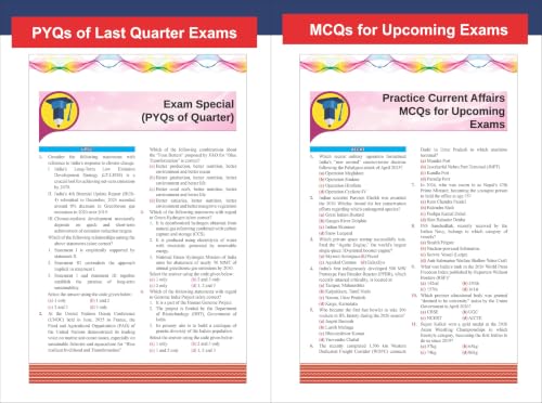 Disha Combo (2 Quarterly Books) Half-Yearly Current Affairs 2026 Vol. 1 & 2 Jan - June 2026 for Competitive Exams 10th 4 Color Edn | UPSC, State PSC Civil Services, SSC, NDA, CDS, Bank PO/ Clerk, RRB