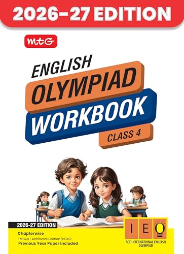 MTG International English Olympiad (IEO) Workbook Class 4 - Chapter-wise MCQs with Achievers Section - SOF Olympiad Books For 2026-27 Exam