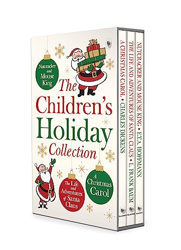 Children’s Holiday Collection Boxed Set (A Christmas Carol, The Life and Adventures of Santa Claus, book cover