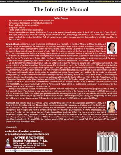 The Infertility Manual, 5/E for OBG Postgraduates, Gynecologists and Reproductive Medicine Specialists | Complete ART Guide Covering ICSI, IVF, Embryology and Male and Female Factor Infertility: 1