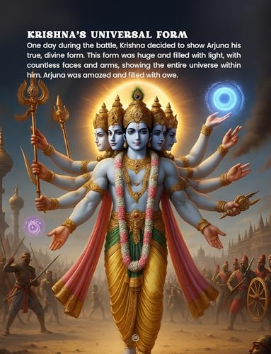 Bhagavad Gita for Kids English Edition | Krishna Stories for Children | Illustrated Moral Stories & Activity Book | Life Lessons & Values | Age 5–10