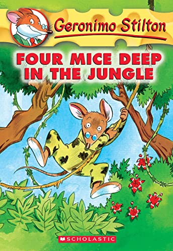 GERONIMO STILTON #05 FOUR MICE DEEP IN THE JUNGLE book cover