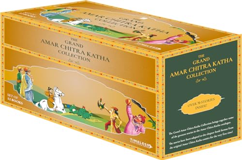 The Grand Amar Chitra Katha Collection: Set of 12 books book cover