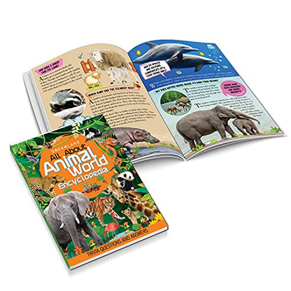 Animal World Children Encyclopedia for Kids Age 5–15 Years | Illustrated Animal Encyclopedia with Fun Facts, Trivia Questions & Answers | Learn About Wildlife, Sea Creatures, Birds, Mammals, Insects, Reptiles & Amazing Animal Kingdom Discoveries