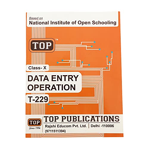 TOP NIOS Class 10 Data Entry Operation T-229 Guide