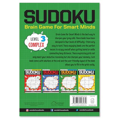 Sudoku - Brain Games for Smart Minds: Logic Building & Critical Thinking for Kids | Ages 6–10 | 6 Hours of Fun | Level 3