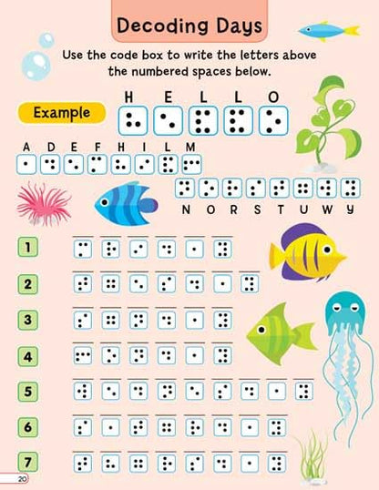 Introduction to Coding – Scratch Your Brain and Crack the Codes | Coding Activity Book for Kids Ages 5+ | Fun Spy Puzzles, Mazes & Secret Codes to Build Thinking & Reasoning Skills