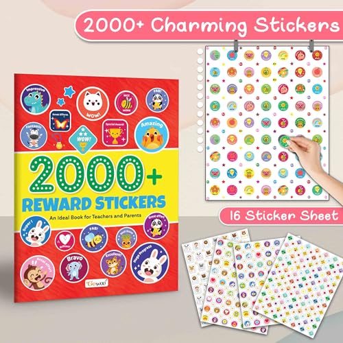 "2000+ Reward Stickers: A Fun Sticker Book for Teachers and Parents - Encouraging and Celebrating Kids' Achievements with Over 2000 Stickers [Paperback]"