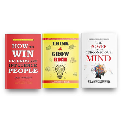 How to Win Friends & influence People | The power of your Subconscious mind | Think and grow Rich (Combo of 3 Books)