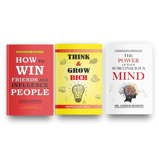 How to Win Friends & influence People | The power of your Subconscious mind | Think and grow Rich (Combo of 3 Books)