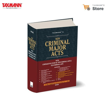 Taxmann's New Criminal Major Acts (Pocket Hardbound) [2026 Edition] – Compact & Authoritative Reference with Updated Statutory Text | Legislative Materials | Comparative Tools