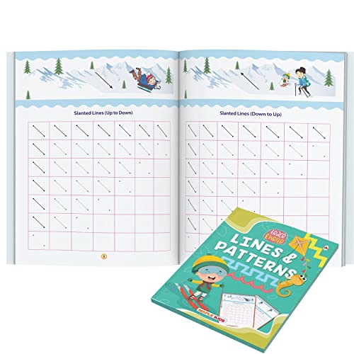Lines and Curves - Pattern Writing - Writing Practice Book for Kids - 2 to 5 Years Old Kids - Learn and Practice - Tracing Book for Toddlers, Nursery, Pre School Children