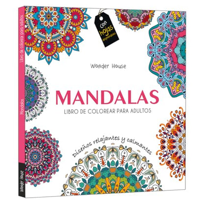 Adult Colouring Books Mandala Coloring Books for Adults - Spanish