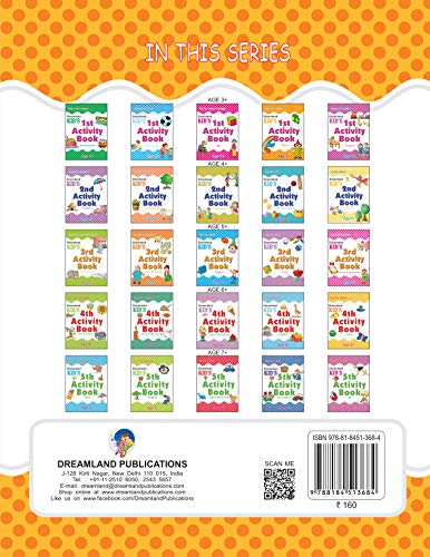 Kids 1st Activity Book – Math’s For Ages 3–4 | Fun Tracing, Counting, and Number Activities | Early Math Learning with Colorful Pictures.