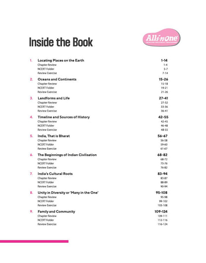 Arihant All in One Social Science for Class 6 | As per Recommendations of NEP 2020 | Based on the latest NCERT Exploring Society India and Beyond | ... Study, Complete Practice, Complete Assessment