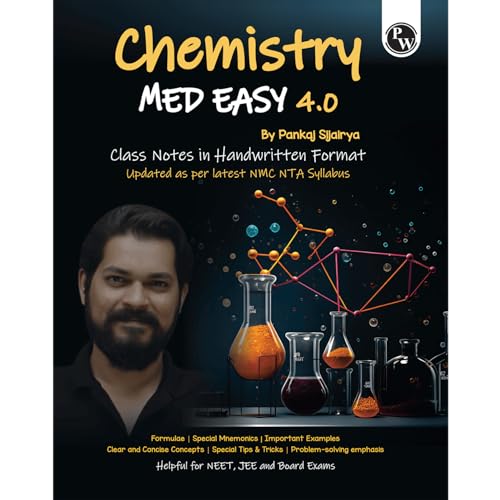 PW Chemistry Med Easy | Pankaj Sir Handwritten Chemistry Notes | NEET/JEE & Board Exams Prep Book with Formulas, Tips, Tricks & Quick Revision