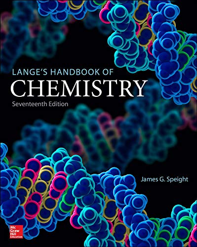 Langes Handbook of Chemistry book cover
