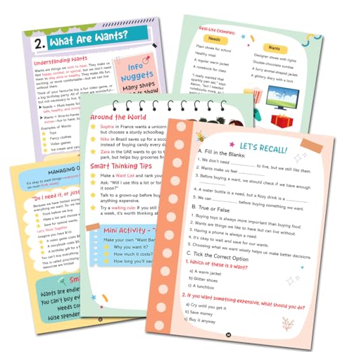 Little Economist- Wants and Needs- Financial Literacy Book for Kids Ages 7- 12