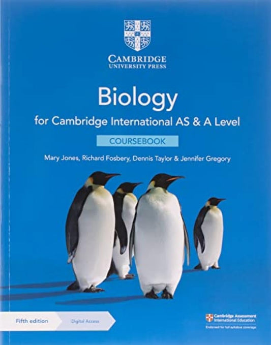 Cambridge International AS and A Level Biology Fifth edition Coursebook with Cambridge Elevate Editi