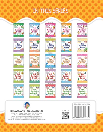 Kids 1st Activity Book – Math’s For Ages 3–4 | Fun Tracing, Counting, and Number Activities | Early Math Learning with Colorful Pictures.
