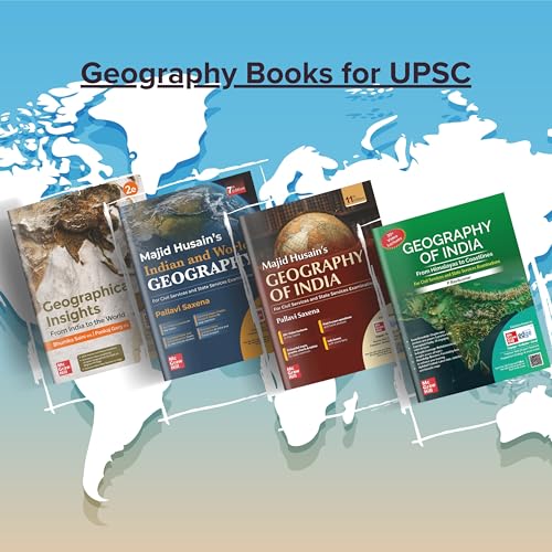 Geography of India, 11e for UPSC CSE 2026 by Pallavi Saxena | Solved PYQs | Colour Maps, Graphs & Charts | Learning tricks & Trend analysis | 30+ Video lectures, Monthly Current Affairs and Webinars