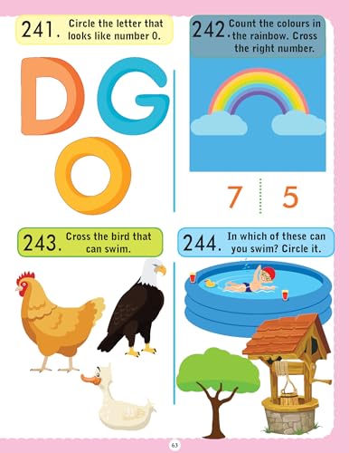 Brilliant Brain Activity Book for Kids Ages 3–4 | Fun Educational Workbook with Puzzles, Tracing, Alphabet, Numbers, Shapes & More | Early Learning for Preschool & Kindergarten