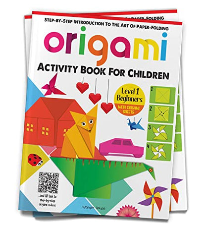 Origami | Step-By-Step Introduction To The Art Of Paper Folding Level 1 | Ages 5–9 Years | Beginners | Creativity | Kids Fine Motor Skills | Paper Folding | Premium Paperback | Latest Edition