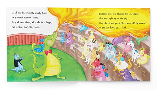 Driggety Droo: The Very Determined Dragon -A Fun Story About Never Giving Up,Age Group: 5+,Children's Illustrated Picture Book About Important Life Lessons for Kids,Explore Magical World of Dragons